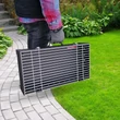 Gratar gradina din otel, FM Grill Premium, pe lemn si carbune, portabil, 58 x 30 cm
