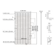 Dimensiuni panou solar fotovoltaic bifacial 590 W Astronergy ASTRO N5