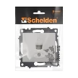 Priza simpla pentru linie telefon RJ11, 9206-63 SCHELDEN