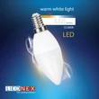 Bec LED E14  lumanare 7W , lumina calda 3000K LEDNEX