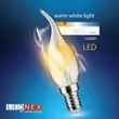Bec LED E14  DECOR tip lumanare filament  4W lumina calda 2700K LEDNEX