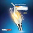 Bec LED E14  DECOR tip lumanare filament  4W lumina calda 2700K LEDNEX