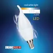 Bec LED E14  lumanare 7W , lumina rece 6500K LEDNEX