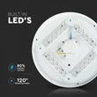 Plafoniera LED 12 W, 720 lm, 23 cm, 3 in 1, model cu stelute, V-TAC VT-8412