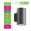 Lampa de perete LED, cilindrica, 2 x 6 W, 380 LM, IP54, LEDNEX