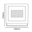 Reflector LED, slim, 100 W, IP65, 6500K 9000 lm, ASAL0134 ASALITE