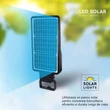 Corp de iluminat stradal LED, cu panou fotovoltaic si acumulator, 40 W, 4800 lm, lumina alb natural, VT-ST42, V-TAC