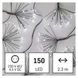 Cluster luminos LED - trunchiuri, nano, 2,35 m, interior, alb rece, timer, D3AC08, EMOS