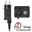 Cluster luminos LED - trunchiuri, nano, 2,35 m, interior, alb rece, timer, D3AC08, EMOS