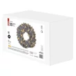 Decoratiune cu LED-uri - Coronita de Advent, 40 cm, 2 x AA, interior, alb cald, cronometru DCTW15, EMOS