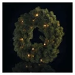 Coronita de Craciun cu LED-uri, verde natural, 40 cm, 2 x AA, interior, lumina alb cald, cronometru, DCTW05, EMOS