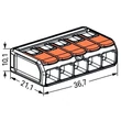 Clema WAGO 5 demontabil 0.22 – 6 mmp 221-615