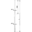 Tija de captare tubulara paratrasnet subtiata 1500 mm 101 VL1500 5401980 OBO