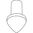 Varf penetrare pentru electrod de impamantare, 20 mm, 1819 20BP 3041212 OBO