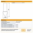 Vârf penetrare OBO pentru electrod de împământare Ø16–20 mm zincat la cald