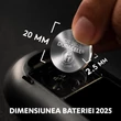 Set de 2 baterii rotunde cu litiu CR2025 3V DURACELL