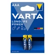 Set de 2 baterii alcaline LongLife Power AAA LR3 B2 VARTA