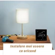 Termostat digital pentru centrala gaz cu radiofrecventa si WiFi, TOR WT-20, compatibil cu Google Home si Amazon Alexa