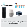 Termostat digital pentru centrala gaz cu radiofrecventa si WiFi, TORWT-20, compatibil cu Google Home si Amazon Alexa