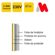 Folie dezaburire oglinda 100 W 57 x 75 cm Magnum Look