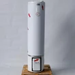 Resigilat: Boiler pe lemn cu focar + termoelectric cu serpentina si rezistenta electrica, rezervor izolat, Omega, SZ0080C2V, 80 l