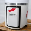 Resigilat: Boiler pe lemn cu focar + termoelectric cu serpentina si rezistenta electrica, rezervor izolat, Omega, SZ0080C2V, 80 l