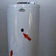 Resigilat: Boiler pe lemn cu focar + termoelectric cu serpentina si rezistenta electrica, rezervor izolat, Omega, SZ0080C2V, 80 l