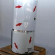 Resigilat: Boiler pe lemn cu focar + termoelectric cu serpentina si rezistenta electrica, rezervor izolat, Omega, SZ0080C2V, 80 l