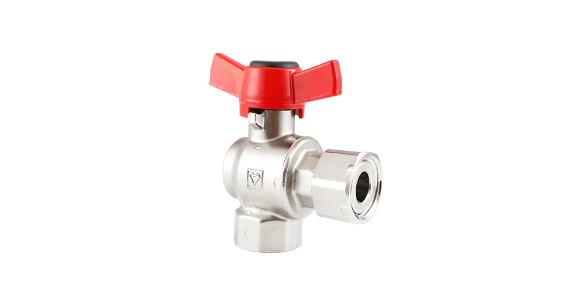 Robinet cu bila si olandez, fluture, 1/2” coltar, HERZ 1222421