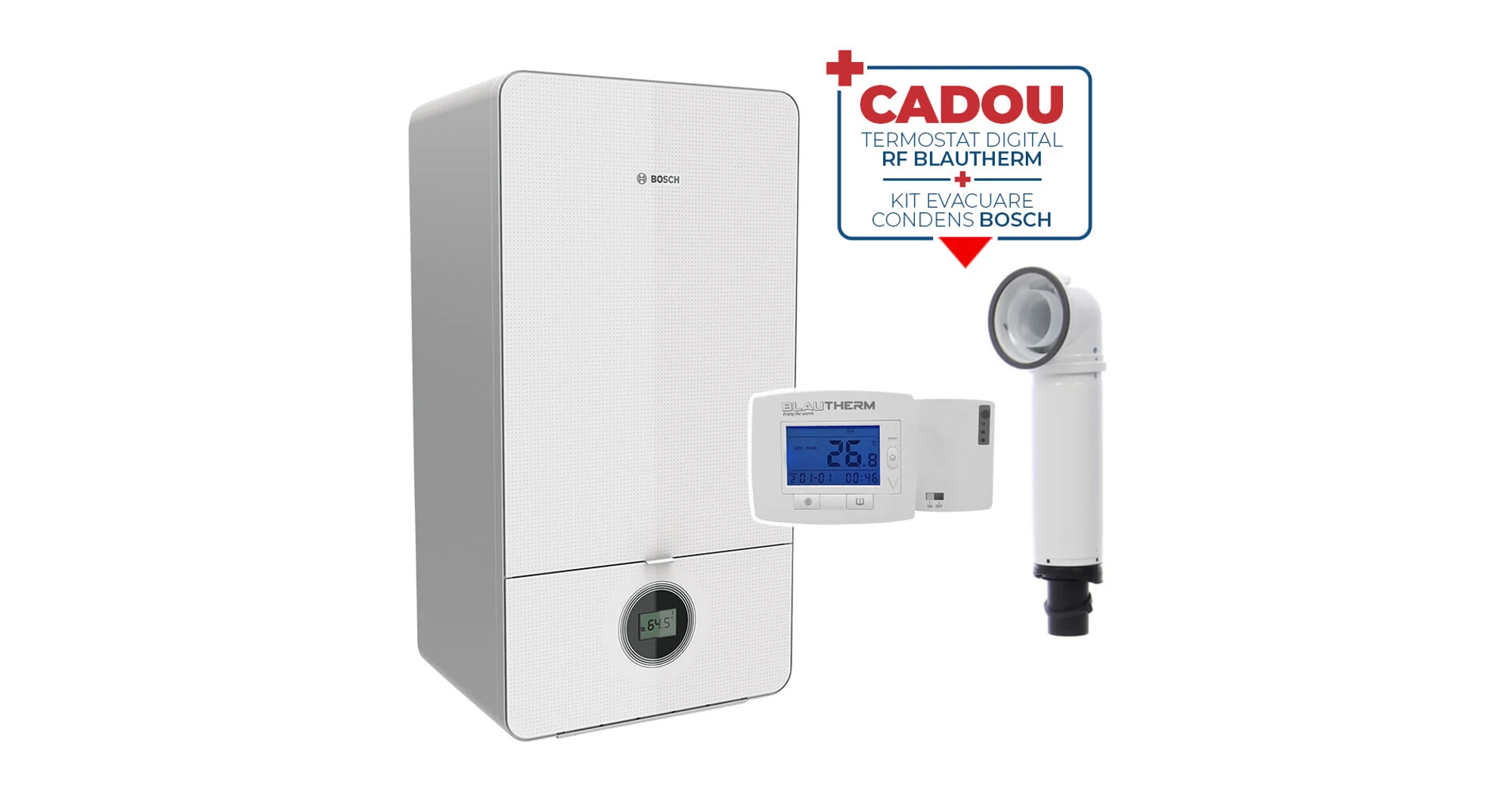 Centrala termica murala in condensatie pentru incalzire 42 kW