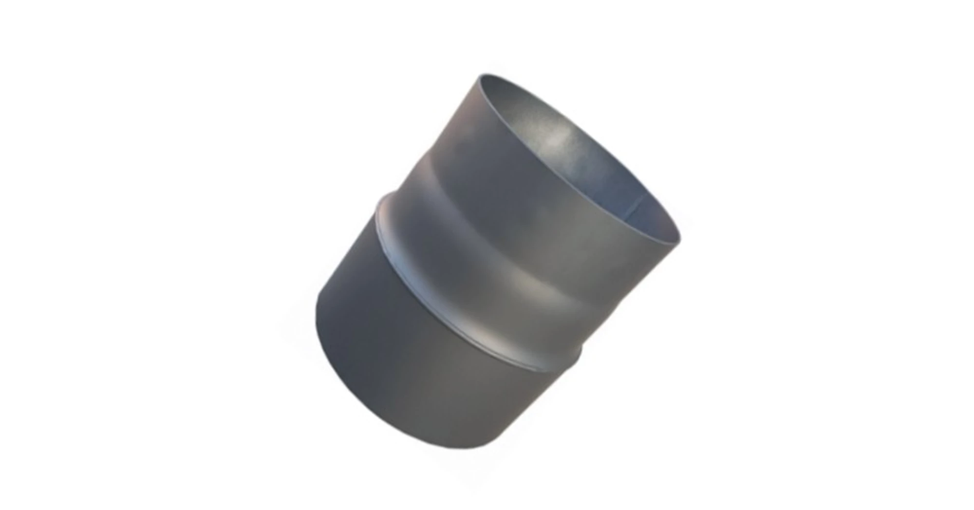 Reductie pentru burlan din tabla de otel 200 x 180 mm