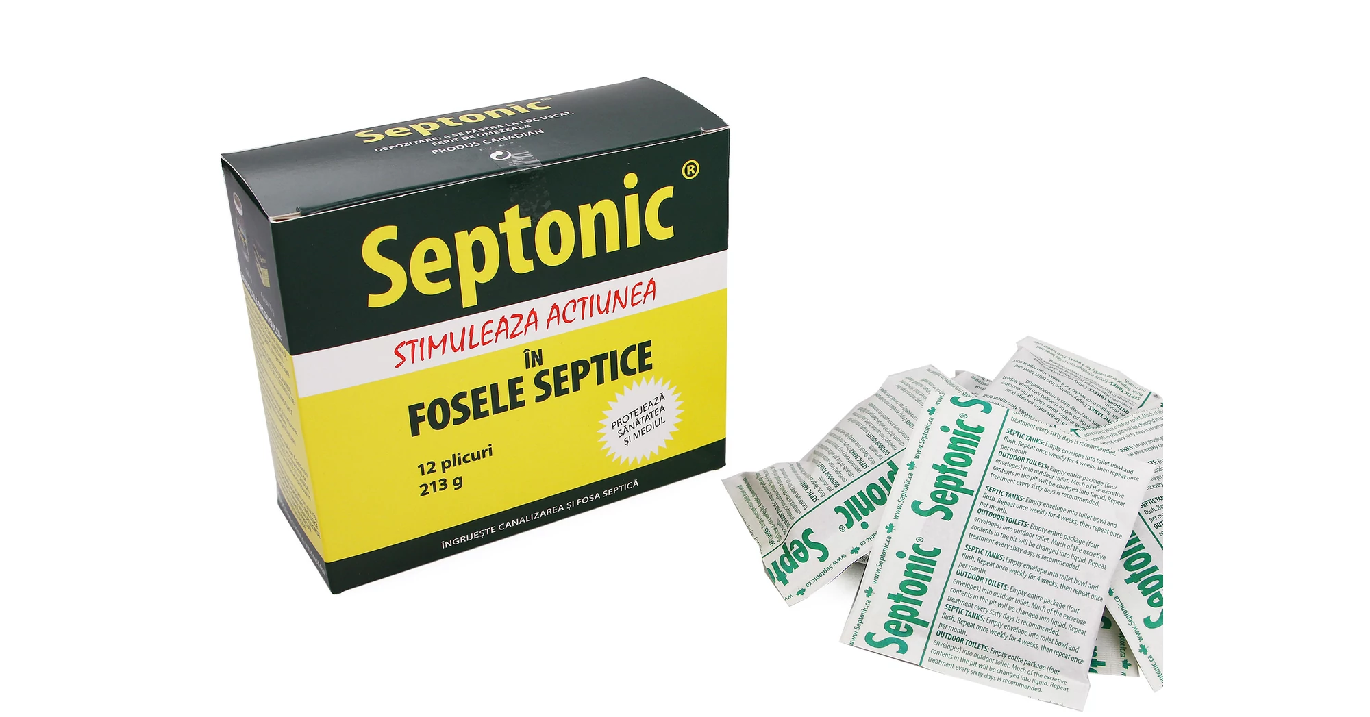 Septonic Substanta de curatare pentru canalizare si toaleta Septonic, cutie cu ...