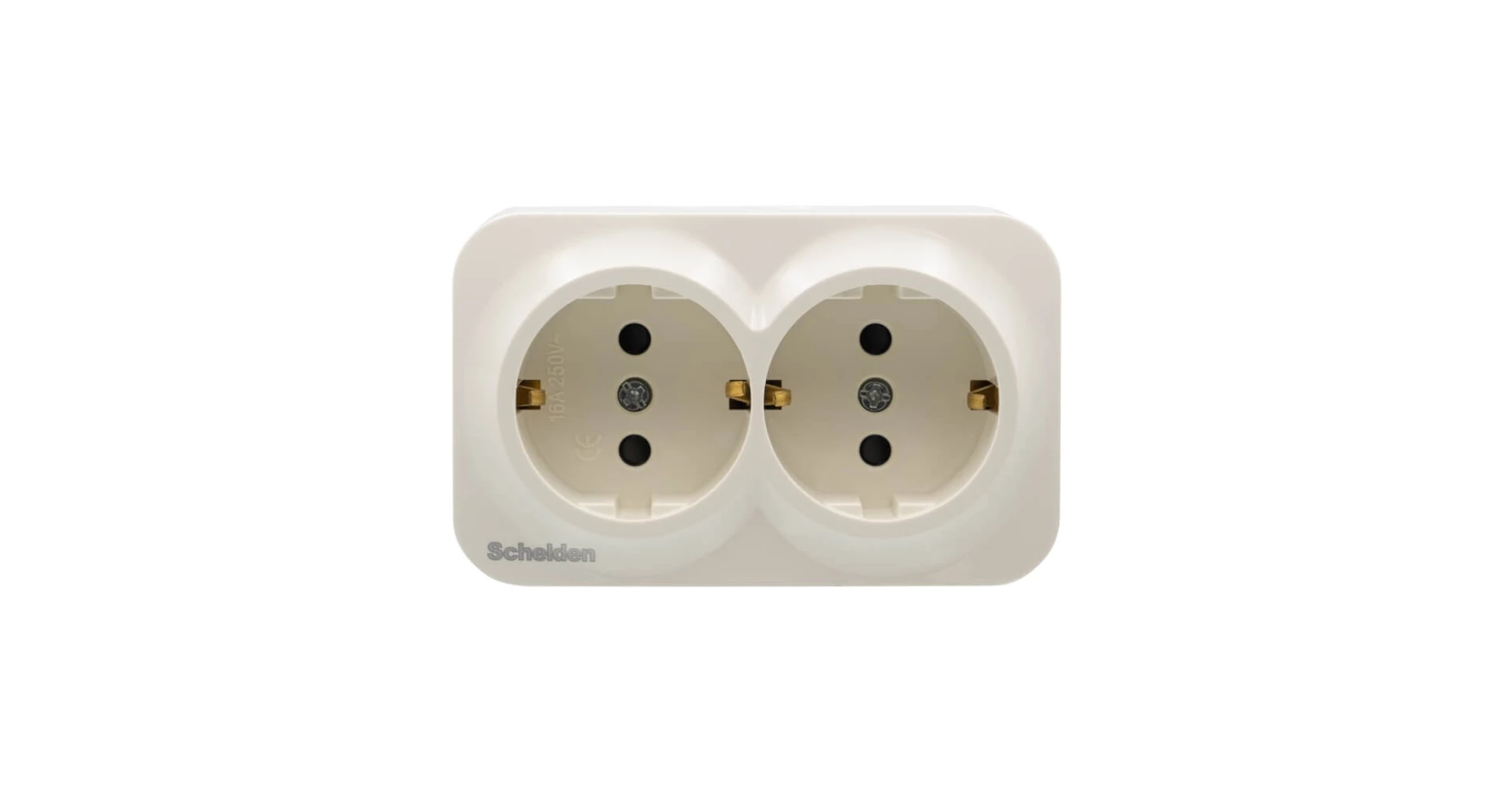 Priza dubla PT IP20 8002-52 SCHELDEN