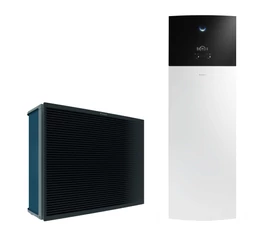 Pompa de caldura 14 kW pentru incalzire si apa calda menajera unitate interioara Daikin Altherma 3 H HT ETVH16S23E9W cu rezervor de 230 L si incalzitor electric rezerva de 9 kW + unitatea exterioara Daikin Altherma 3 H HT EPRA14DW17 trifazic