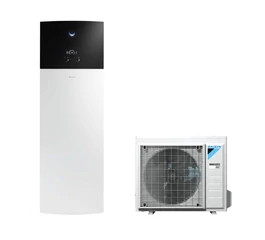 Pompa de caldura 8 kW pentru incalzire si apa calda menajera unitate interioara Daikin Altherma 3 R F EHVH08S23E6V cu rezervor de 230 L si incalzitor electric rezerva de 6 kW + unitatea exterioara ERGA08EVH monofazic