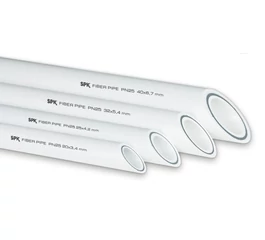 Teava PPR DN 20 cu fibra compozita pentru incalzire si alimentare cu apa PN 25 SPK Teava PPR DN 20 cu fibra compozita pentru incalzire si alimentare cu apa PN 25 SPK