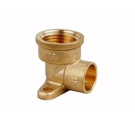 Cot suport perete din alama, pentru cupru 18-1/2" (12.7mm), filet interior