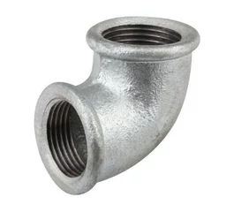 Cot din fonta zincata, de 90 °, cu filet interior-interior 3/4"