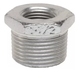 Reductie fonta zincata 1/2"-3/8", cu filet exterior-interior, GEBO Platinum