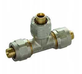 Teu egal strangere pentru teava multistrat, 16 mm, APE Teu egal strangere pentru teava multistrat, 16 mm, APE