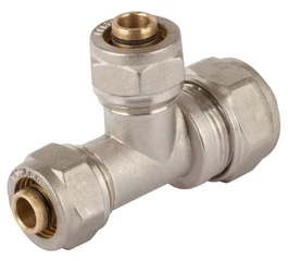 Teu redus strangere pentru teava multistrat, 16 x 20 x 16, APE Teu redus strangere pentru teava multistrat, 16 x 20 x 16, APE