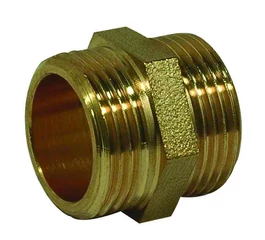 Niplu alama 1/2", filet exterior - filet exterior