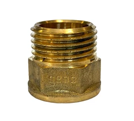 Reductie alama 1/2" x 3/8" prelungita GEBO GOLD