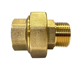 Racord olandez alama drept, 3/4", filet interior - filet exterior, GEBO GOLD