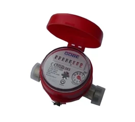 Contor de apa calda monojet cu mecanism uscat, 1/2", interior, GOBE Contor de apa calda monojet cu mecanism uscat, 1/2", interior, GOBE