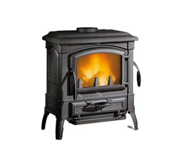 Semineu pe lemne, din fonta, 7.3 kW, pentru 209 m3, cu geam ceramic, ISETTA.16, La Nordica-Extraflame