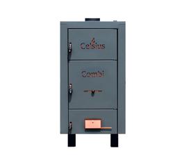 Cazan combi din tabla otel cu posibilitate de ardere peleti, CELSIUS, 29-34 kW