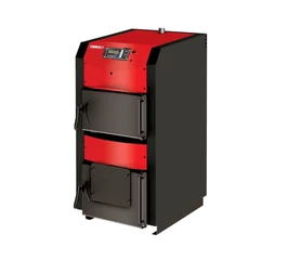 Cazan pe lemne din tabla de otel 40 kW cu ventilator NWB PRIME 40 BURNiT Cazan pe lemne din tabla de otel 40 kW cu ventilator NWB PRIME 40 BURNiT