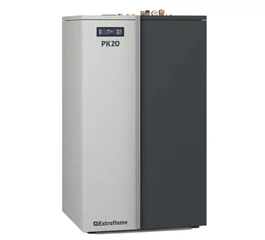 Cazan compact pe peleti 5,7 - 20 kW puterea termica nominala, pentru 574 m3, arzator cu autocuratire, display Black Mask cu Wi-Fi integrat, PK20, La Nordica-Extraflame