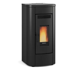 Semineu pe peleti 3.2-8.0 kW, pentru 230 m3, KLAUDIA PLUS 5.0, negru, La Nordica-Extraflame